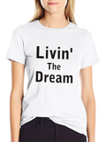 Livin The Dream Black Graphic Tee