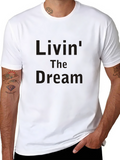 Livin The Dream Black Graphic Tee