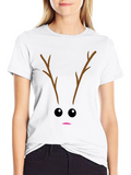 Reindeer Face T-Shirt