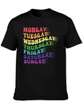 Rainbow Days of the Week Pride T-Shirt