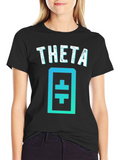 Theta Crypto Black T-Shirt