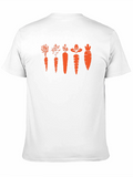 Funny Carrot Evolution Black T-Shirt