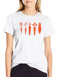 Funny Carrot Evolution Black T-Shirt