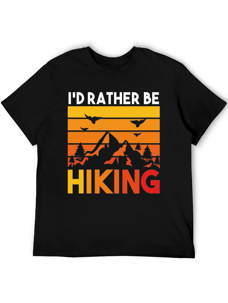 Id Rather Be Hiking Graphic Tee