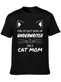 Underwriter Cat Mom T-Shirt - Cute & Busy!