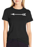 Arrow Graphic Black T-Shirt