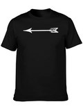 Arrow Graphic Black T-Shirt