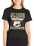 Just A Person Who Loves Halloween T-Shirt