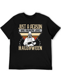 Just A Person Who Loves Halloween T-Shirt