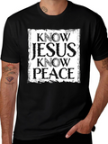 Know Jesus Know Peace Graphic T-Shirt