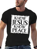Know Jesus Know Peace Graphic T-Shirt