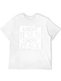 Know Jesus Know Peace Graphic T-Shirt