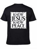 Know Jesus Know Peace Graphic T-Shirt
