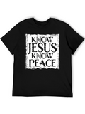 Know Jesus Know Peace Graphic T-Shirt