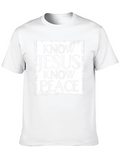 Know Jesus Know Peace Graphic T-Shirt