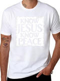 Know Jesus Know Peace Graphic T-Shirt