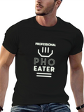 Professional Pho Eater Black Graphic T-Shirt