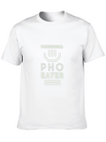 Professional Pho Eater Black Graphic T-Shirt