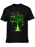 Yoga Tree Graphic Tee - Meditate in Style
