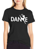 Dance Silhouette Black T-Shirt