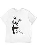 Chihuahua Graphic T-Shirt - Mens Black Tee