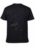Chihuahua Graphic T-Shirt - Mens Black Tee