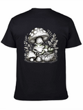 Frog and Mushroom Graphic Tee