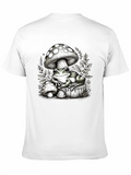 Frog and Mushroom Graphic Tee