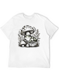 Frog and Mushroom Graphic Tee