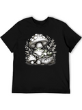 Frog and Mushroom Graphic Tee