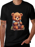 Cute Teddy Bear Graphic Tee