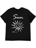 Sun Graphic Black T-Shirt