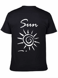 Sun Graphic Black T-Shirt