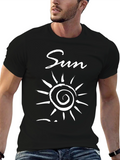 Sun Graphic Black T-Shirt