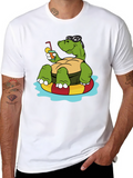 Relaxing Turtle Graphic T-Shirt