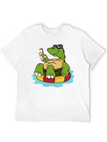 Relaxing Turtle Graphic T-Shirt