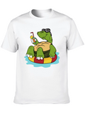 Relaxing Turtle Graphic T-Shirt