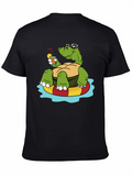 Relaxing Turtle Graphic T-Shirt