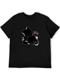 Lazy Day Cats Graphic T-Shirt