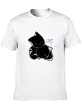 Lazy Day Cats Graphic T-Shirt