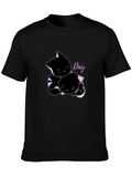 Lazy Day Cats Graphic T-Shirt