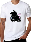 Lazy Day Cats Graphic T-Shirt