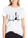 Climbing Heartbeat Graphic Tee
