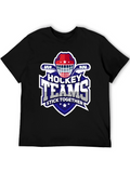 Hockey Teams Stick Together Graphic T-Shirt