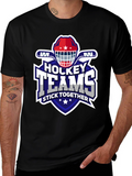 Hockey Teams Stick Together Graphic T-Shirt
