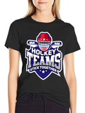 Hockey Teams Stick Together Graphic T-Shirt