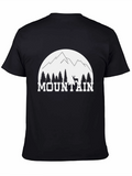 Mountain Graphic Black T-Shirt