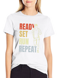 Ready Set Run T-Shirt - Sporty Graphic Tee