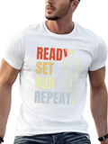 Ready Set Run T-Shirt - Sporty Graphic Tee