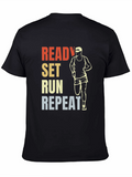 Ready Set Run T-Shirt - Sporty Graphic Tee